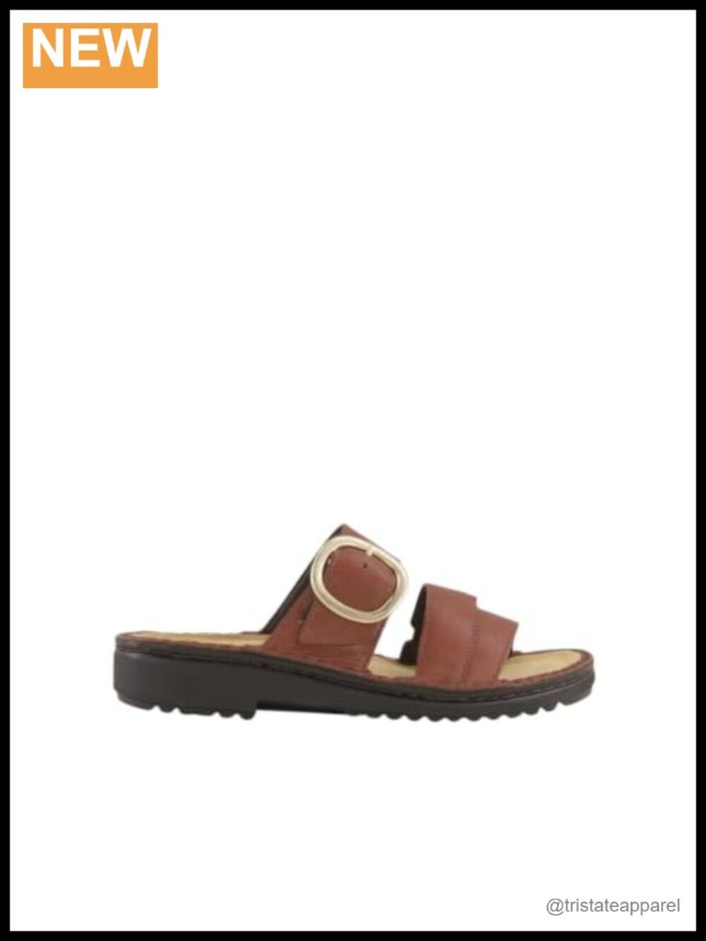 NAOT Frey Leather Slingback Slide Sandal with Arch Support and Removable Footbed